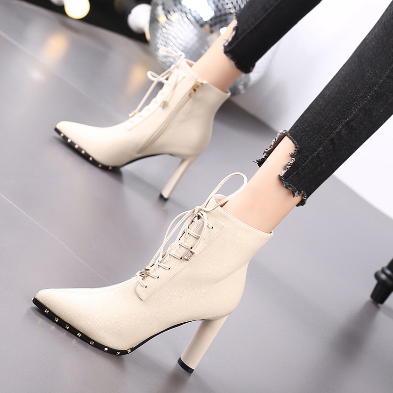Pointed short boots martin boots for women
