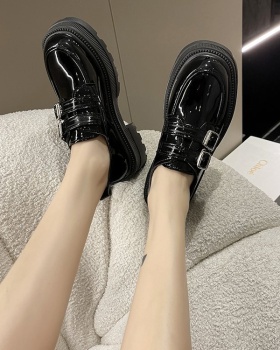 British style student leather shoes small shoes for women