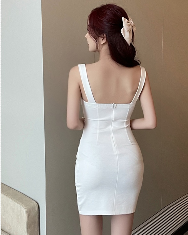 Sling slim low-cut T-back fashion sexy dress