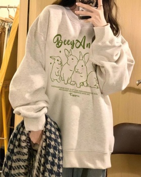 Thermal thick large yard antique silver hoodie for women