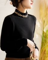 Knitted wood ear cashmere light sweater