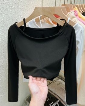 Autumn and winter sueding bottoming shirt