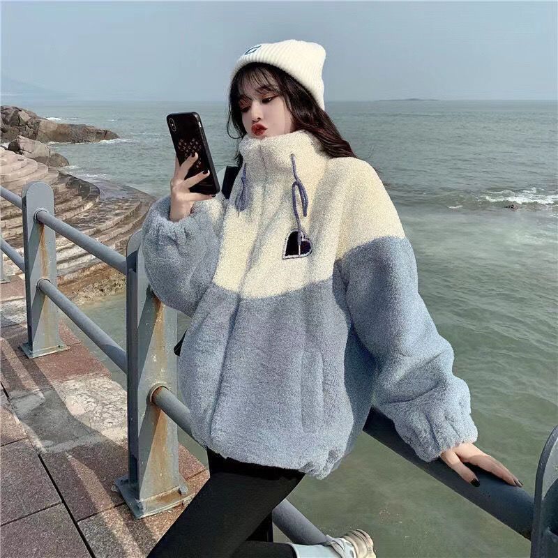 Autumn and winter cotton coat loose coat for women