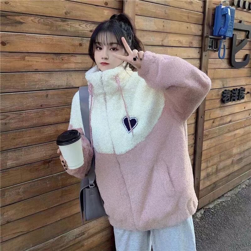 Autumn and winter cotton coat loose coat for women