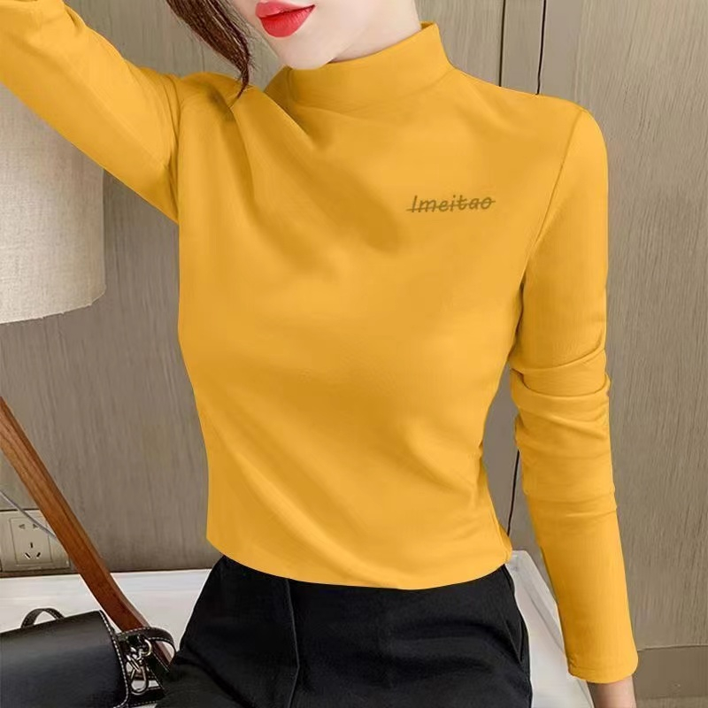Thermal T-shirt long sleeve bottoming shirt for women