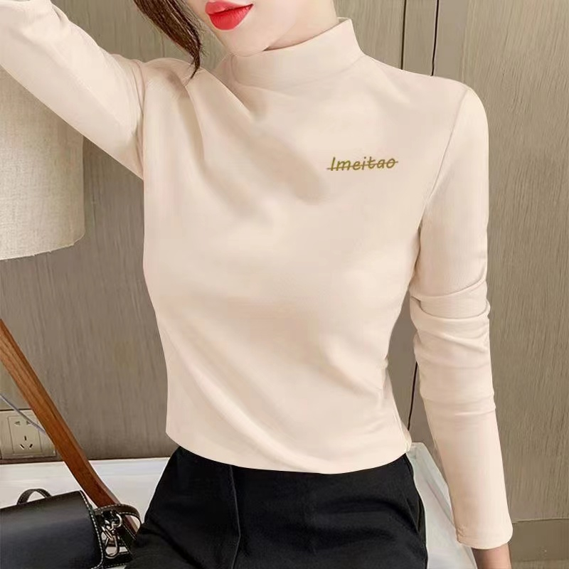 Thermal T-shirt long sleeve bottoming shirt for women