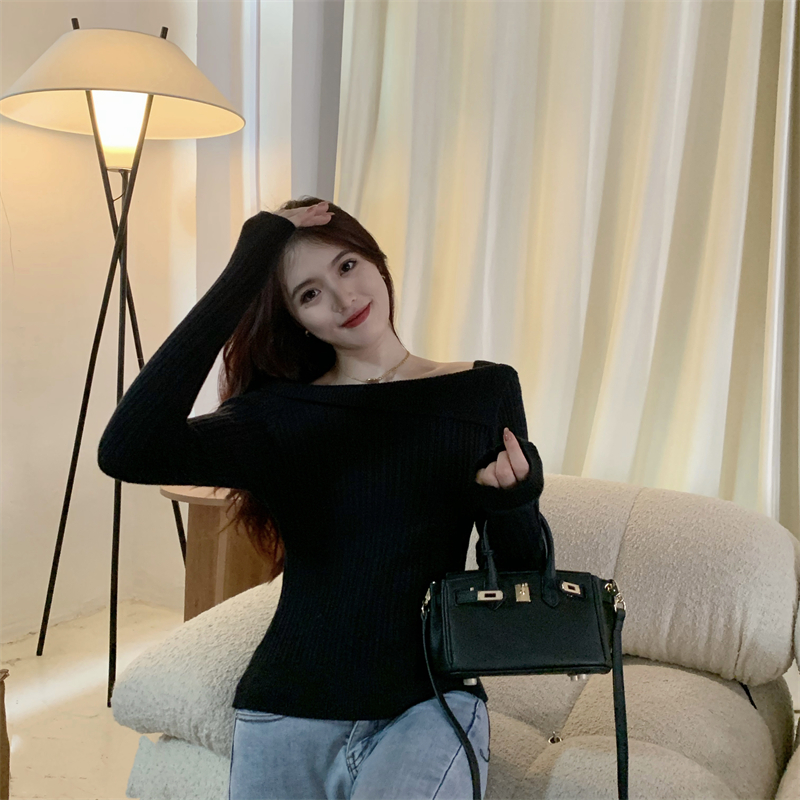 Slim autumn and winter tops Korean style all-match sweater