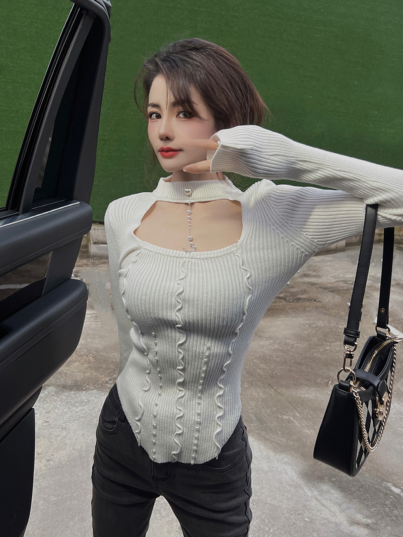 Korean style sweater bottoming shirt for women