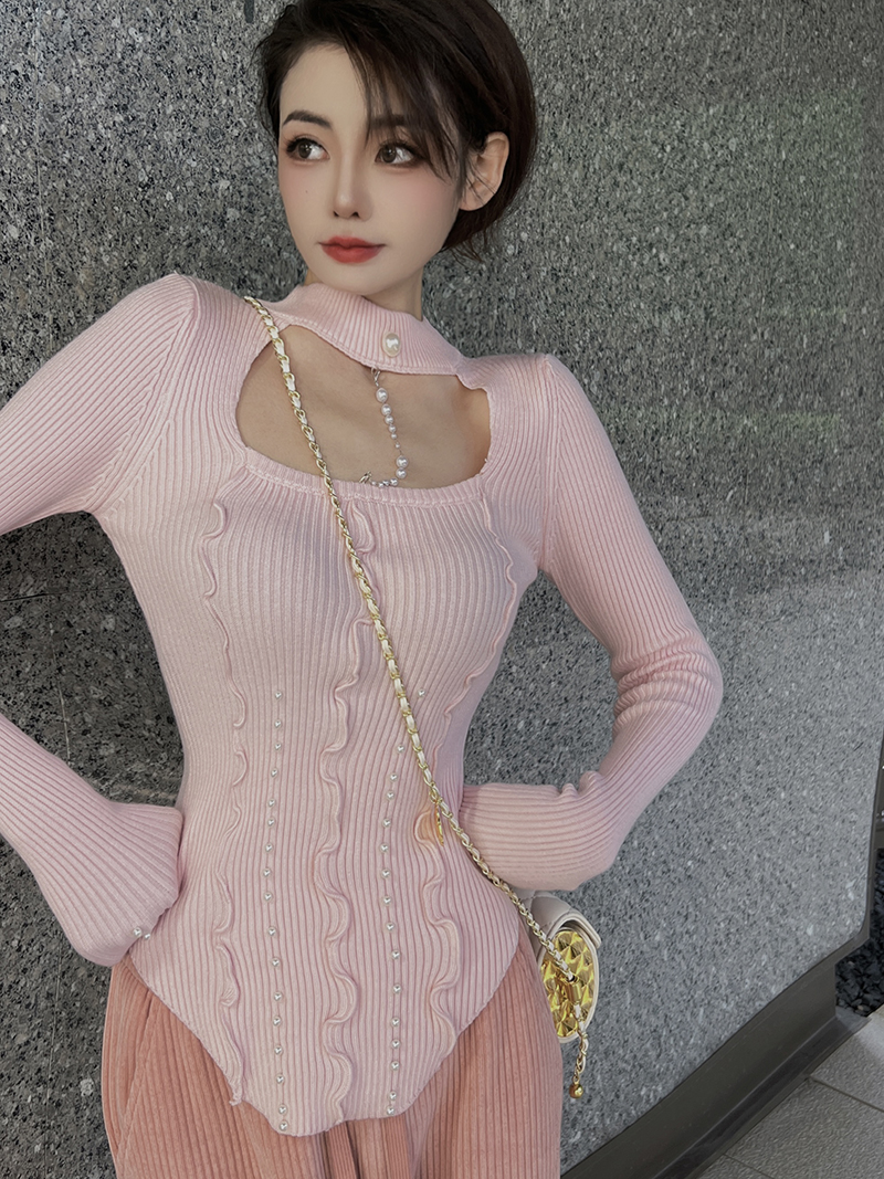 Korean style sweater bottoming shirt for women