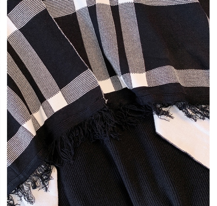 Long sleeve shawl fashion sweater 2pcs set for women