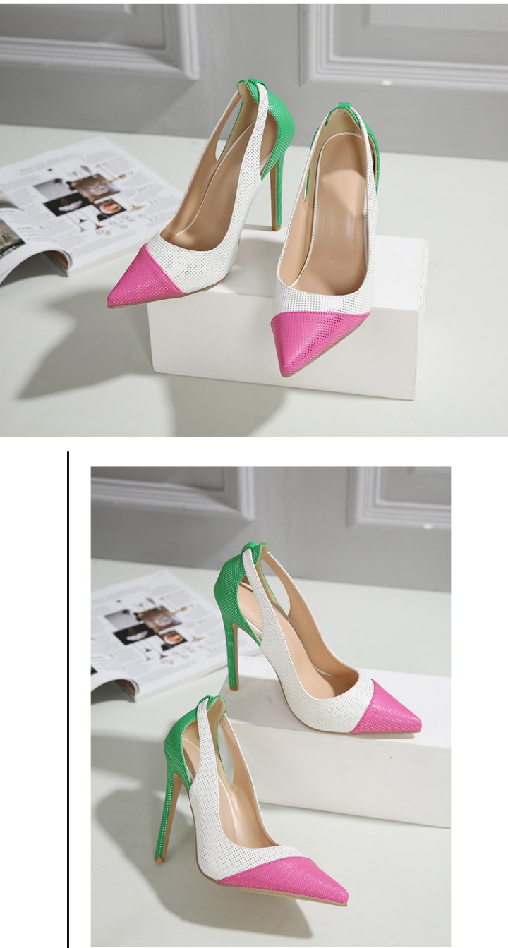 Large yard fine-root fashion colors high-heeled shoes