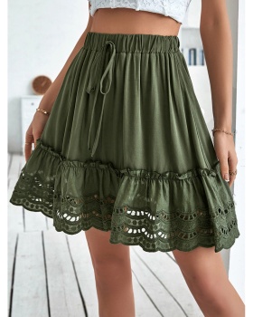 All-match lace skirt Casual spring and summer short skirt