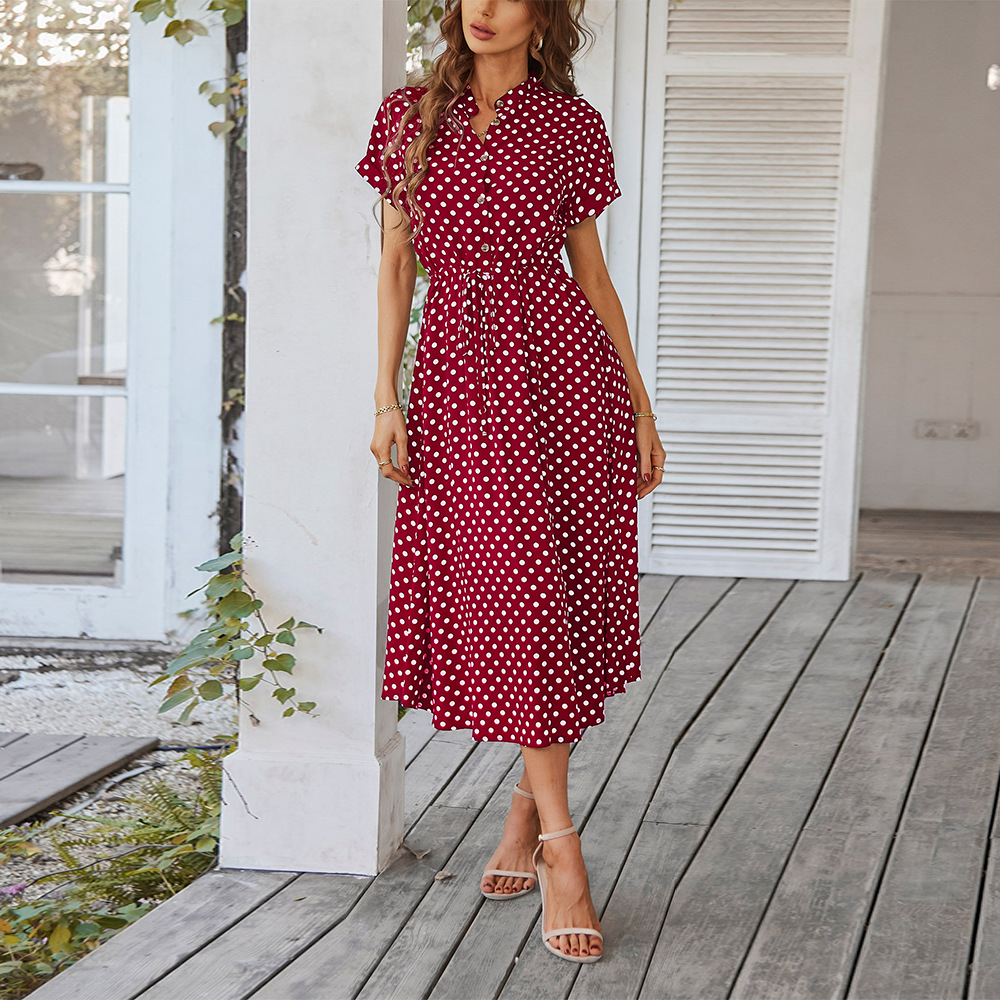 American style vacation spring and summer dress for women