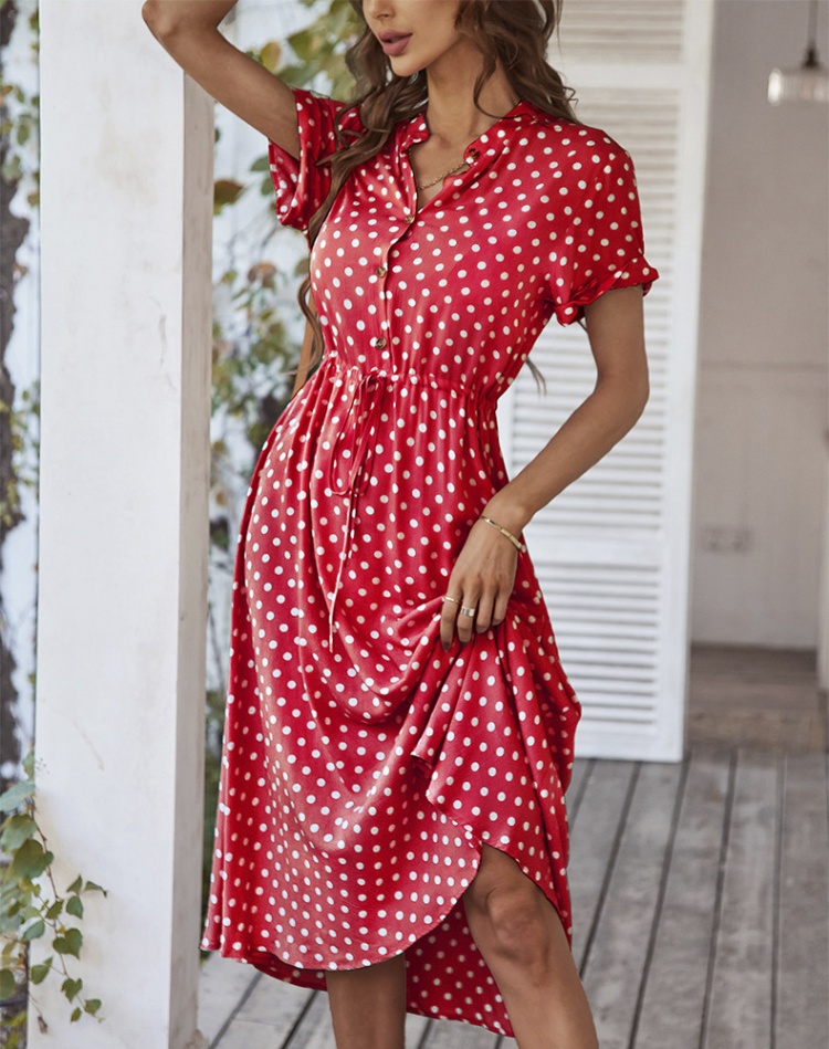 American style vacation spring and summer dress for women