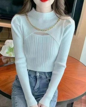Autumn and winter chain sweater fashion tops