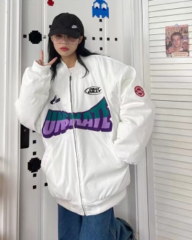 Winter thick baseball uniforms embroidery quality coat