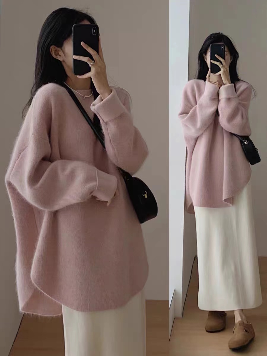 Autumn and winter pullover loose sweater for women