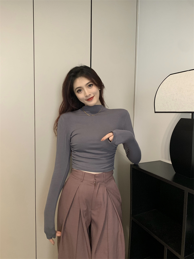 Autumn and winter T-shirt Korean style tops