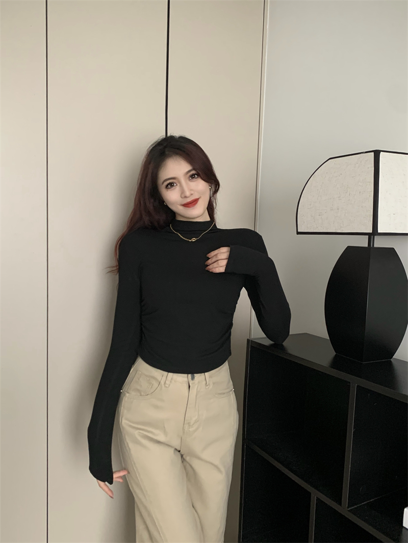 Autumn and winter T-shirt Korean style tops