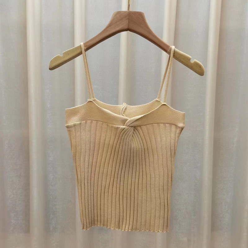 Wrapped chest tops sling vest for women