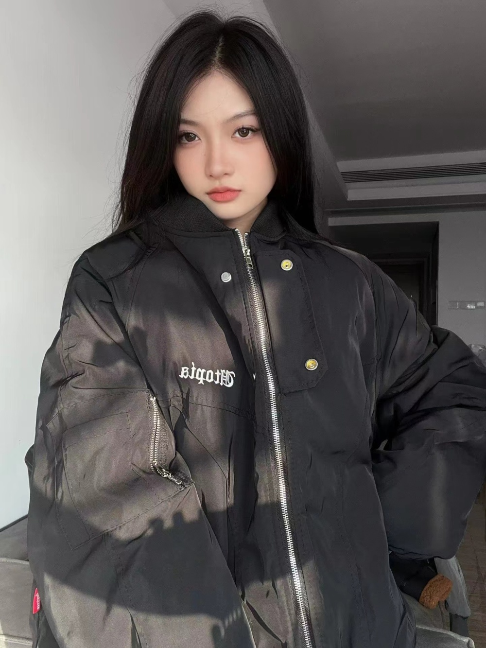 Enlarge quality coat thick work clothing for women
