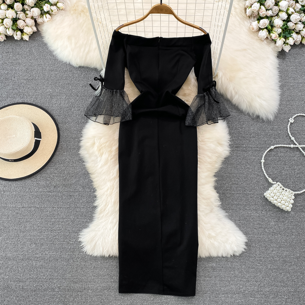 Spring and autumn dress long dress for women