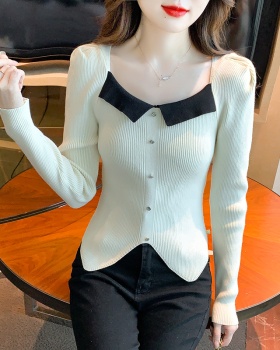 Slim bottoming shirt Korean style sweater for women
