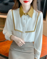 Mixed colors spring Korean style shirt for women