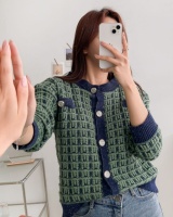 Spring and autumn temperament tops Korean style sweater