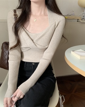 France style long sleeve sweater for women