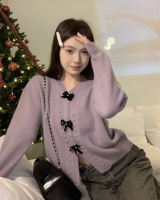 Lines pullover velvet sweet autumn and winter sweater