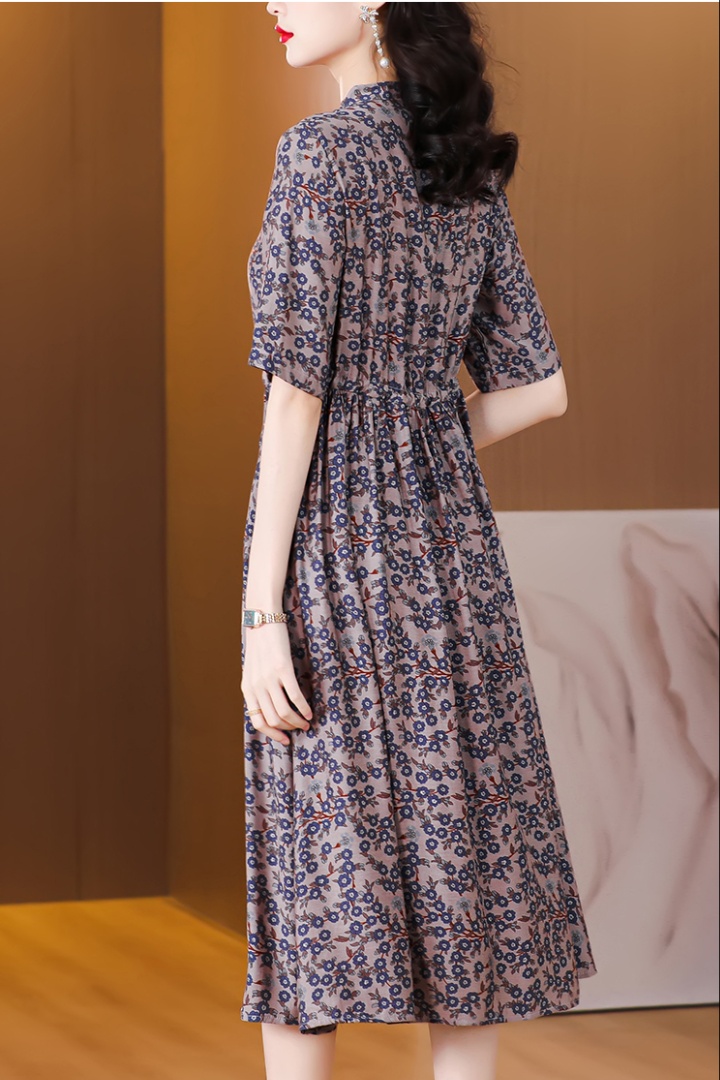 Middle-aged luxurious summer temperament ladies dress