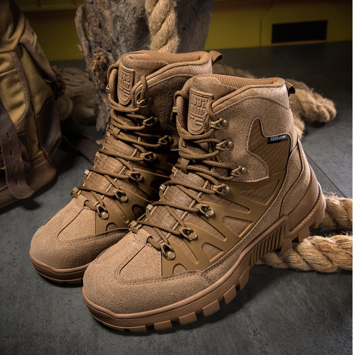 High-heeled boots outdoor sports shoes for men