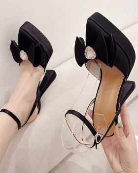 Sweet high-heeled shoes fashion pointed sandals for women