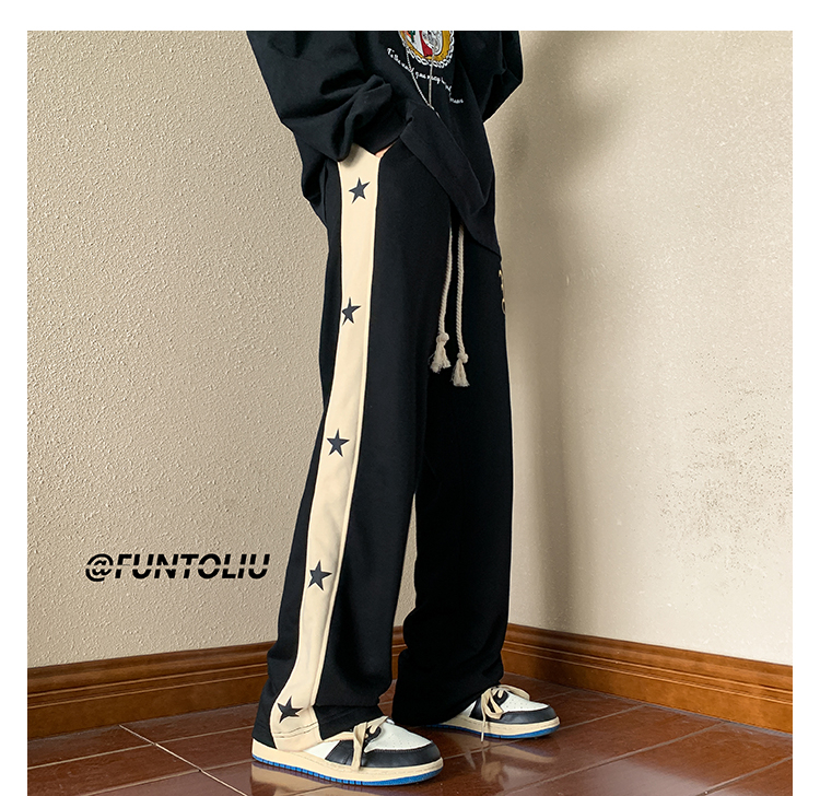 Autumn and winter hoodie straight sweatpants
