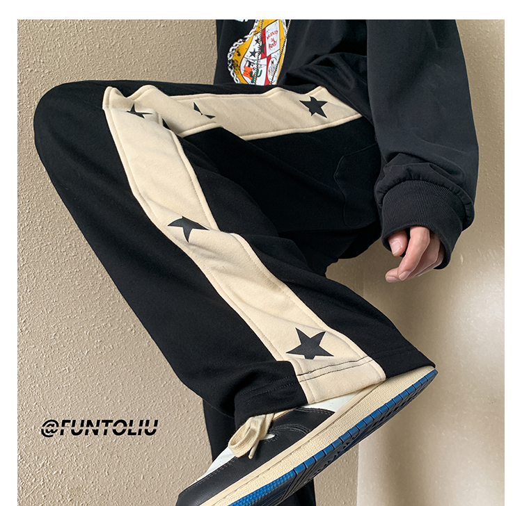 Autumn and winter hoodie straight sweatpants