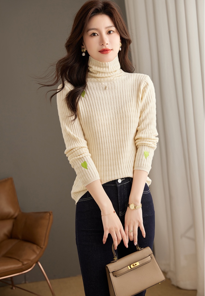High collar thick autumn and winter sweater
