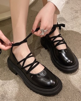 Spring and autumn leather shoes shoes for women
