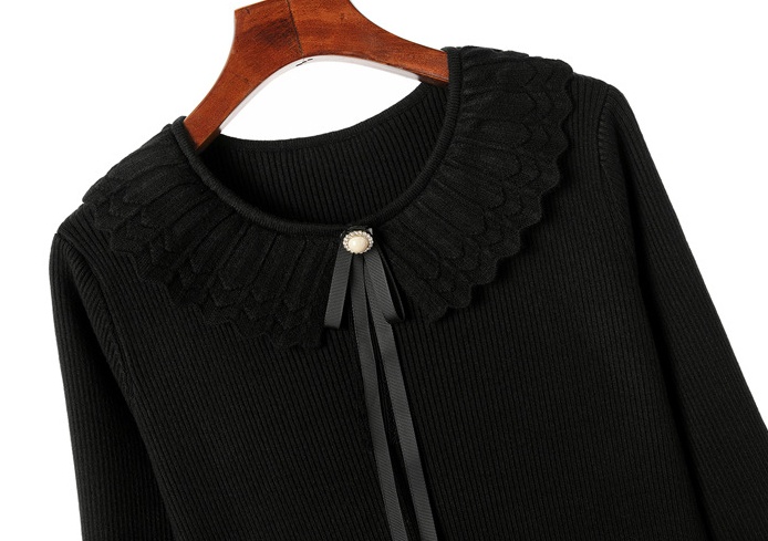 High waist long sleeve sweater dress knitted dress for women