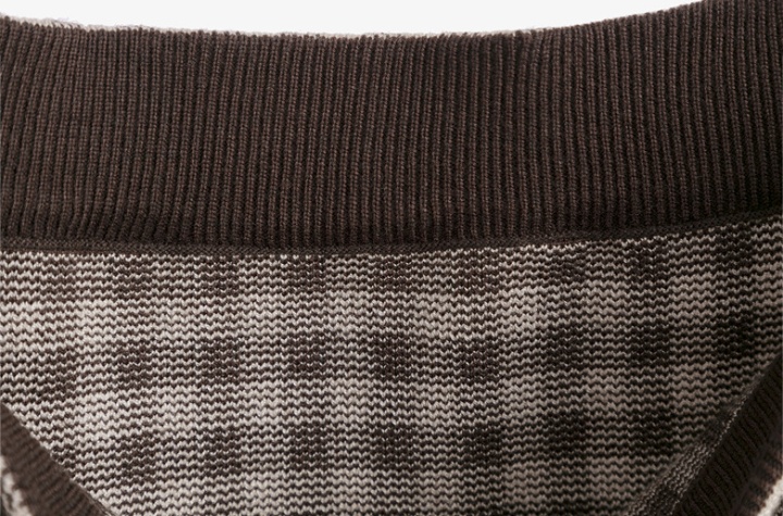 Knitted retro woolen yarn high waist cozy skirt