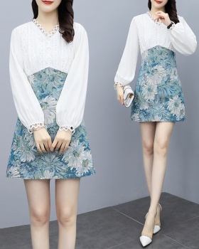 Temperament spring and autumn ladies long lady dress for women