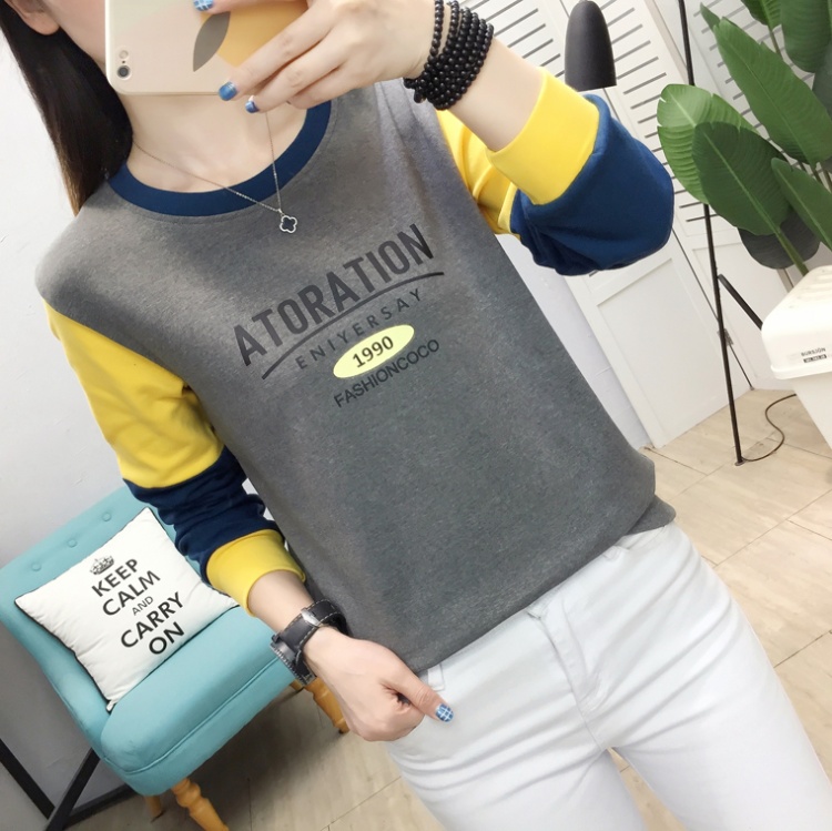 Loose all-match T-shirt Korean style large yard tops for women