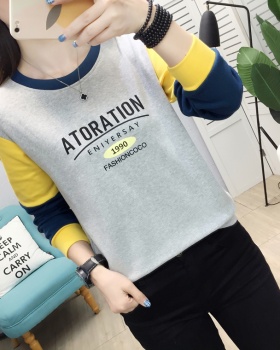Loose all-match T-shirt Korean style large yard tops for women