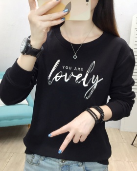 Spring letters tops Western style T-shirt