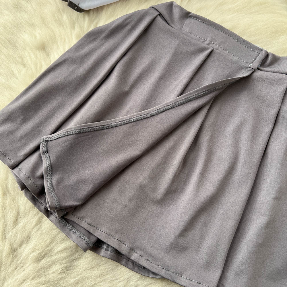 Summer short skirt uniform 2pcs set for women