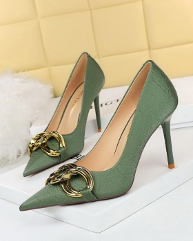 Fashion banquet shoes pointed high-heeled shoes for women
