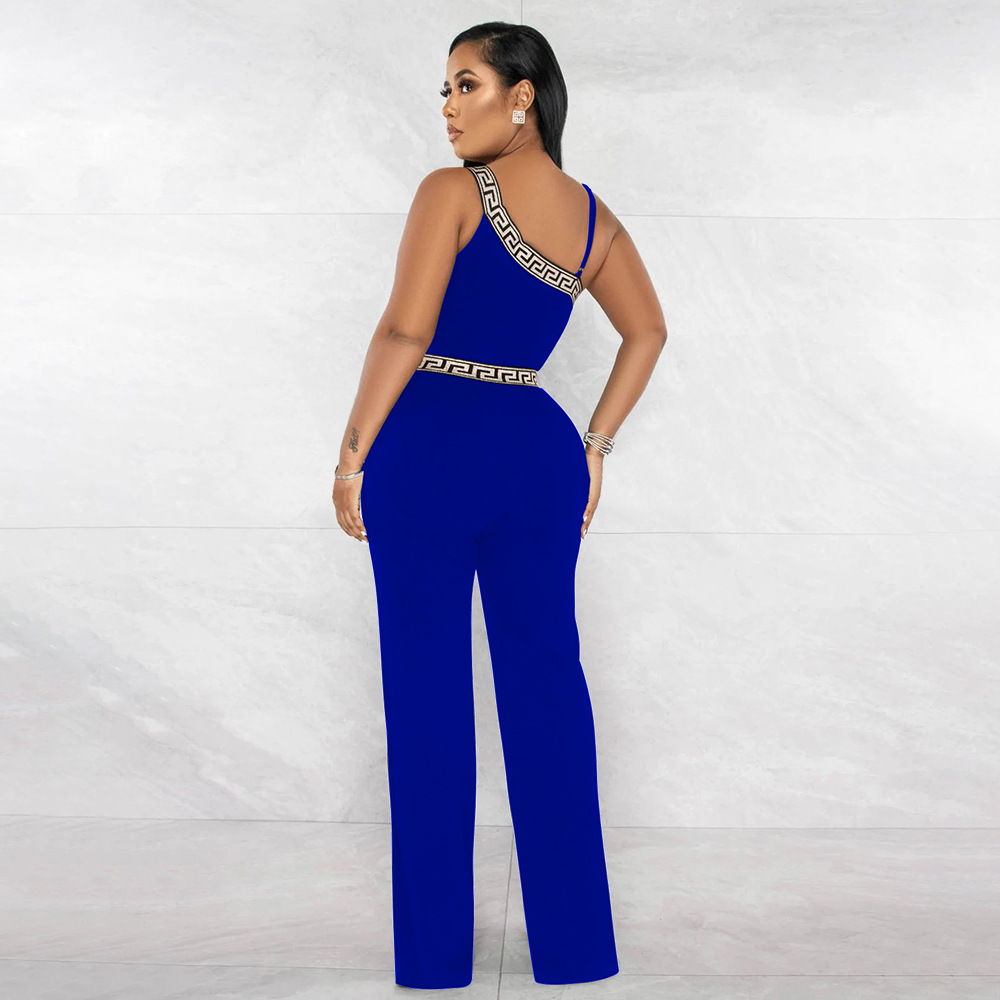 Pure sexy jumpsuit sling slim one-piece