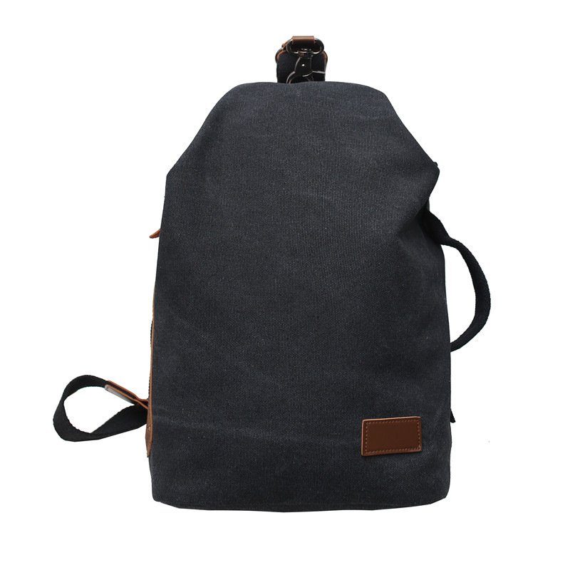 High capacity simple chest pack student shoulder bag for men