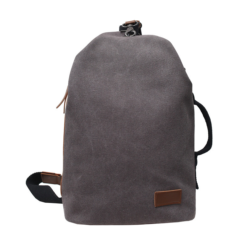High capacity simple chest pack student shoulder bag for men