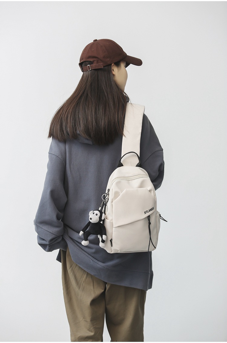 Student fashion shoulder bag Casual chest pack for men